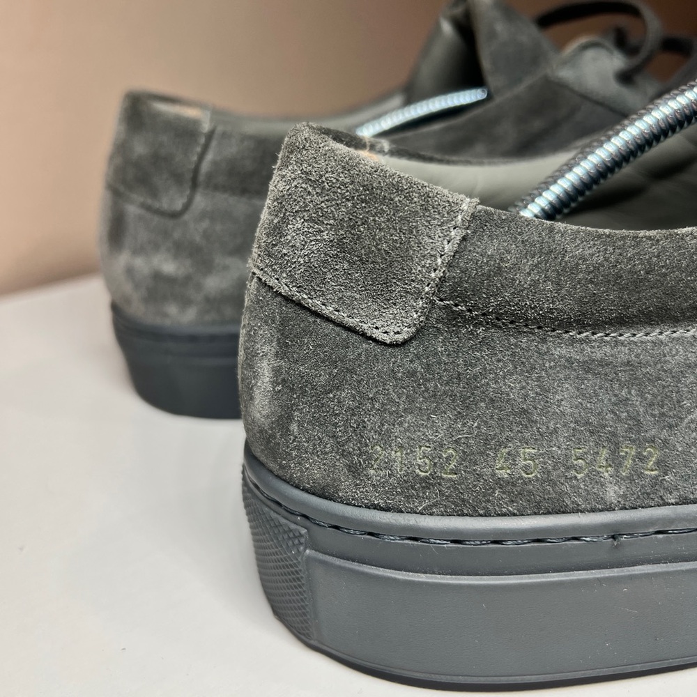 NWOT COMMON PROJECTS original Achilles low gray suede 45 EU / 12 US - Picture 11 of 12